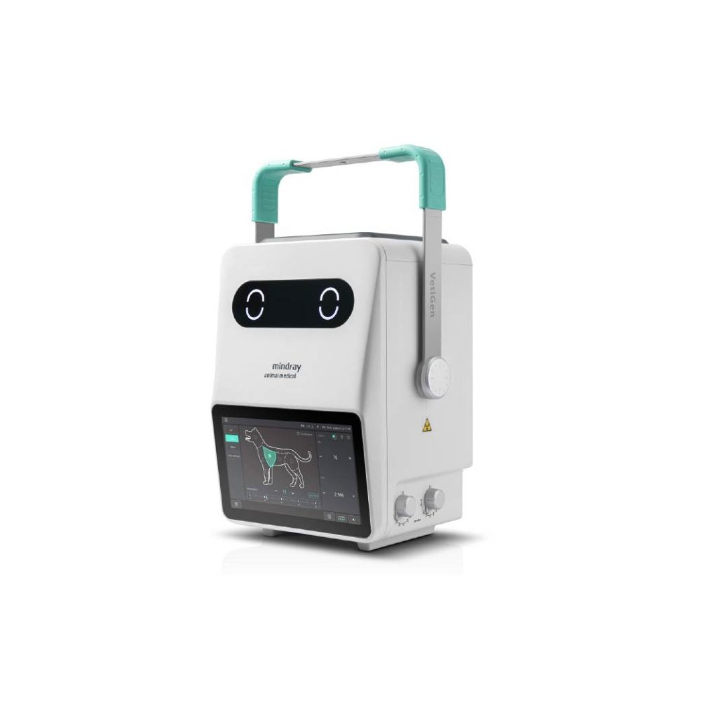 Unidade portátil de raio-X VetiGen P50 com interface tátil
